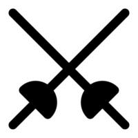 Fencing Sword icon for web, app, infographic, etc vector