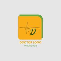 doctor logo design. vector