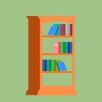 Illustration of lined bookshelves good for graphic design and etc vector