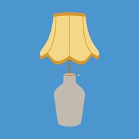 Illustration of table lamp good for graphic design and etc vector