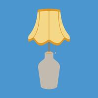 Illustration of table lamp good for graphic design and etc vector