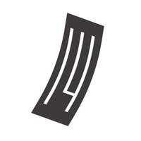 Gun magazine icon. Rifle magazine. vector