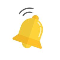 Pop bell icon. Sound of reminders and notifications. vector