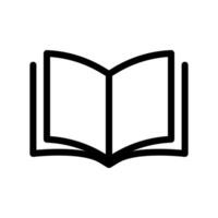 Simple reading icon. Knowledge and learning. vector