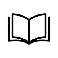 Simple reading icon. Knowledge and learning. vector