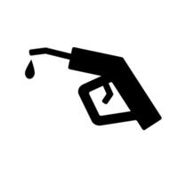 Refueling nozzle icon. Gasoline refueling. vector