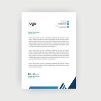 Simple and Creative letterhead Template design vector