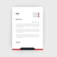 Simple and Creative letterhead Template design vector