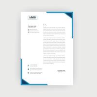 Simple and Creative letterhead Template design vector