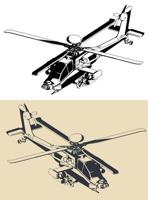 AH-64 Apache illustrations