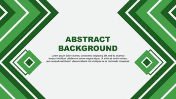 Abstract Green Background Design Template. Abstract Banner Wallpaper Illustration. Green Design vector