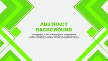 Abstract Background Design Template. Abstract Banner Wallpaper Illustration. Light Green Banner vector