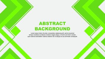 Abstract Background Design Template. Abstract Banner Wallpaper Illustration. Light Green Banner vector