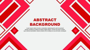 Abstract Background Design Template. Abstract Banner Wallpaper Illustration. Red Flag vector