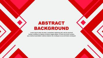 Abstract Background Design Template. Abstract Banner Wallpaper Illustration. Red Illustration vector