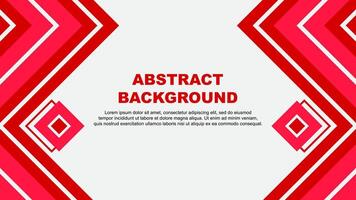 Abstract Background Design Template. Abstract Banner Wallpaper Illustration. Red Design vector