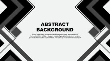 Abstract Black Background Design Template. Abstract Banner Wallpaper Illustration. Black Banner vector