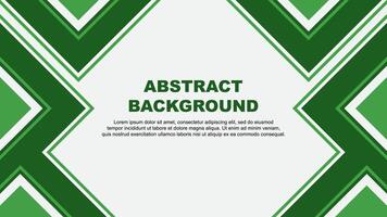 Abstract Green Background Design Template. Abstract Banner Wallpaper Illustration. Green vector
