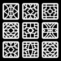 simple geomteric pattern for decoration, background, panel, and CNC Cutting vector