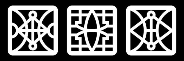 simple geometric pattern for background, decoration, panel, and CNC cutting vector