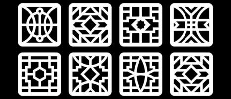 simple geometric pattern for background, decoration, panel, and CNC cutting vector