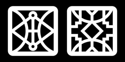 simple geometric pattern for background, decoration, panel, and CNC cutting vector