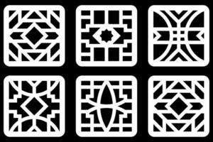 simple geometric pattern for background, decoration, panel, and CNC cutting vector