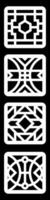 simple geometric pattern for background, decoration, panel, and CNC cutting vector