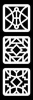 simple geometric pattern for background, decoration, panel, and CNC cutting vector