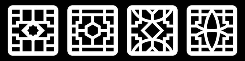 simple geomteric pattern for decoration, background, panel, and CNC Cutting vector