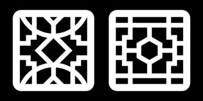 simple geometric pattern for background, decoration, panel, and CNC cutting vector