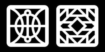 simple geometric pattern for background, decoration, panel, and CNC cutting vector