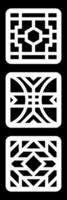 simple geometric pattern for background, decoration, panel, and CNC cutting vector