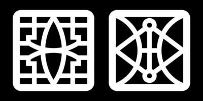 simple geometric pattern for background, decoration, panel, and CNC cutting vector