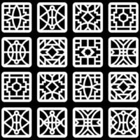 simple geomteric pattern for decoration, background, panel, and CNC Cutting vector