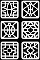 simple geometric pattern for background, decoration, panel, and CNC cutting vector
