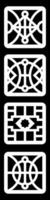 simple geometric pattern for background, decoration, panel, and CNC cutting vector
