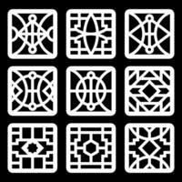 simple geomteric pattern for decoration, background, panel, and CNC Cutting vector