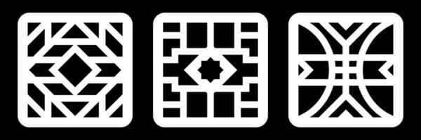 simple geometric pattern for background, decoration, panel, and CNC cutting vector