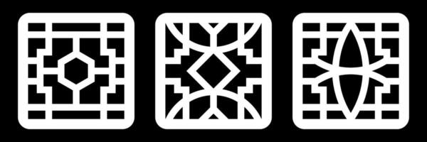 simple geometric pattern for background, decoration, panel, and CNC cutting vector
