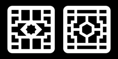 simple geomteric pattern for decoration, background, panel, and CNC Cutting vector