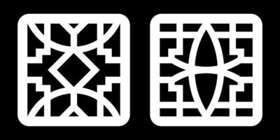 simple geometric pattern for background, decoration, panel, and CNC cutting vector