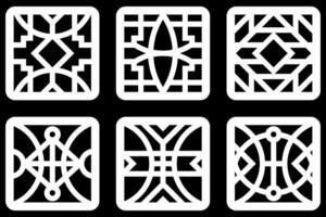 simple geometric pattern for background, decoration, panel, and CNC cutting vector