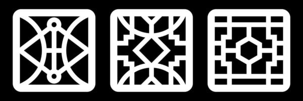 simple geometric pattern for background, decoration, panel, and CNC cutting vector