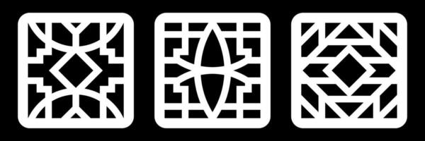 simple geometric pattern for background, decoration, panel, and CNC cutting vector
