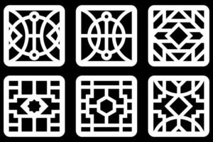 simple geometric pattern for background, decoration, panel, and CNC cutting vector