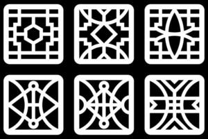 simple geomteric pattern for decoration, background, panel, and CNC Cutting vector