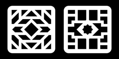 simple geomteric pattern for decoration, background, panel, and CNC Cutting vector