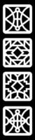 simple geometric pattern for background, decoration, panel, and CNC cutting vector