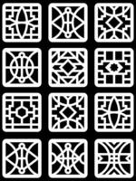 simple geometric pattern for background, decoration, panel, and CNC cutting vector